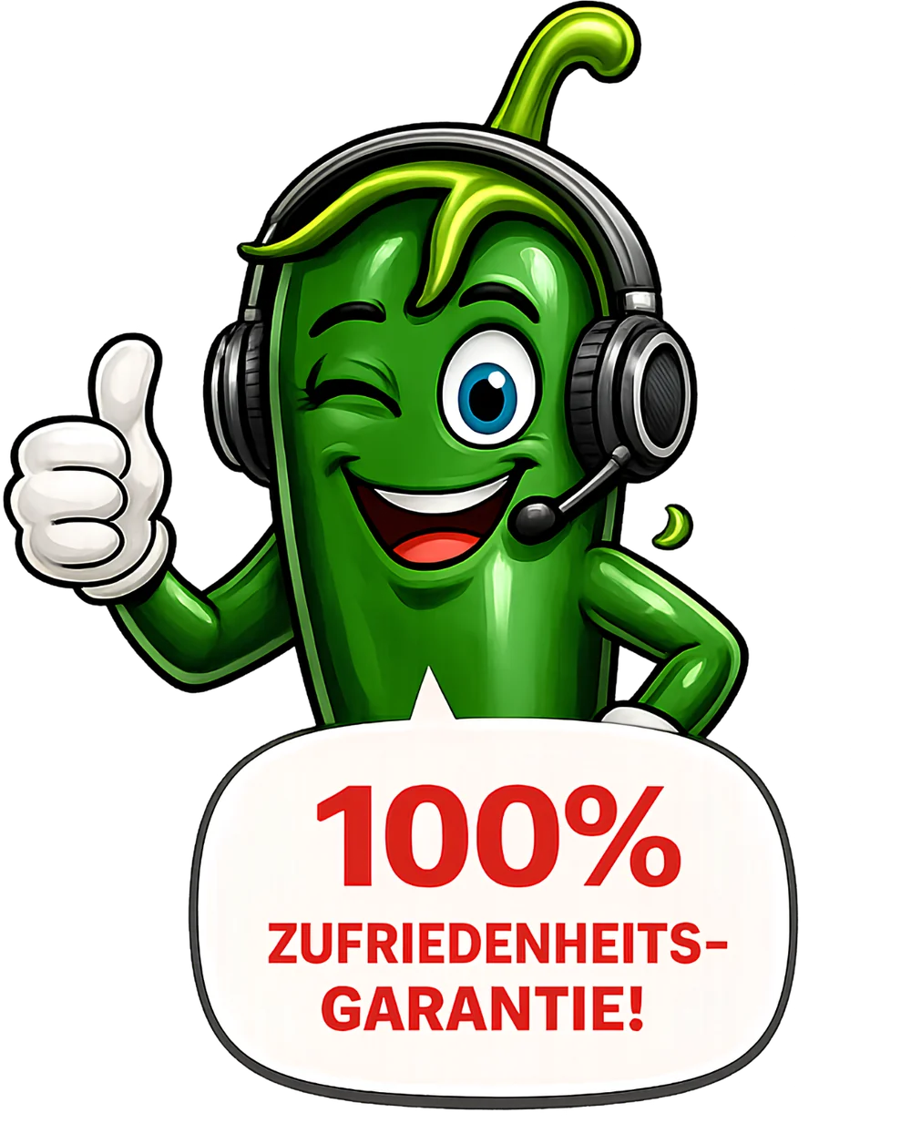 100 % Zufriedenheitsgarantie
